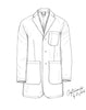 DR13 Tailored Unisex Lab Coat